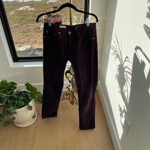 AG Corduroy Brown Pants